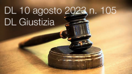 Decreto-Legge 10 agosto 2023 n. 105 Decreto-Legge 10 agosto 2023 n. 105