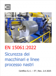 EN 15061 Sicurezza dei macchinari e linee processo nastri EN 15061 Sicurezza dei macchinari e linee processo nastri