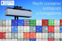 Rischi container sottoposti a fumigazione