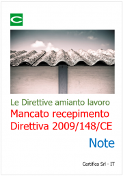 Le Direttive amianto lavoro / Note