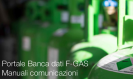 Portale Banca dati F-GAS: Manuali comunicazioni