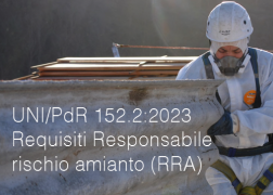 UNI/PdR 152.2:2023 | Requisiti Responsabile del rischio amianto (RRA)
