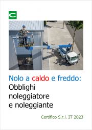 Nolo a caldo e freddo: Obblighi noleggiatore e noleggiante Nolo a caldo e freddo: Obblighi noleggiatore e noleggiante