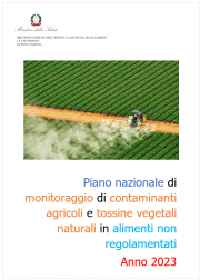 Piano nazionale di monitoraggio di contaminanti e tossine in alimenti non regolamentati