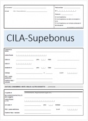 Accordo 4 agosto 2021: CILA Superbonus