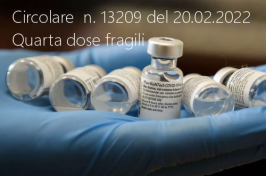 Circolare Ministero della Salute n. 13209 del 20 febbraio 2022