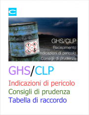 GHS/CLP: Indicazioni di pericolo / Consigli di prudenza: Tabella di raccordo H/P/EUH