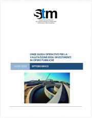 Linee Guida operative per la valutazione delle opere pubbliche - settore idrico Linee Guida operative per la valutazione delle opere pubbliche - settore idrico