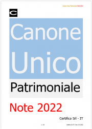 Canone Unico Patrimoniale Canone Unico Patrimoniale