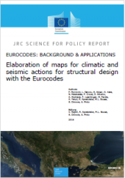 Elaboration maps for climatic and seismic actions structure design Eurocodes