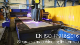 UNI EN ISO 17916:2016: sicurezza delle macchine per il taglio termico