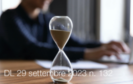 Decreto-Legge 29 settembre 2023 n. 132