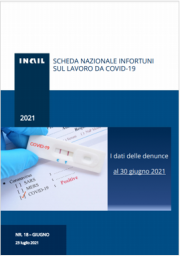 Covid-19 | Contagi sul lavoro denunciati all’INAIL: Schede regionali 30 Giugno 2021