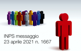 INPS messaggio 23 aprile 2021 n. 1667