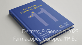 Decreto 9 Gennaio 2023 | Farmacopea europea 11ª ed. Decreto 9 Gennaio 2023 | Farmacopea europea 11ª ed.