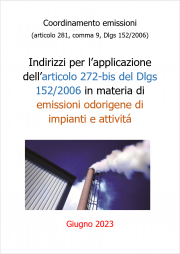 Linee di indirizzo emissioni odorigene da impianti ed attività industriali