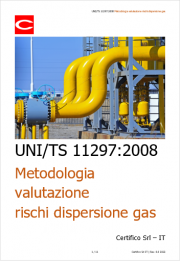 Rapporto annuale di valutazione dei rischi di dispersione di gas Rapporto annuale di valutazione dei rischi di dispersione di gas