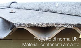 Progetto di norma UNI | Materiali contenenti amianto