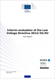 Interim evaluation of the Low Voltage Directive 2014/35/EU