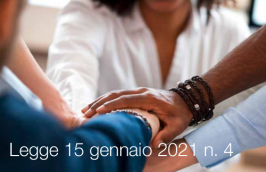 Legge 15 gennaio 2021 n. 4 Legge 15 gennaio 2021 n. 4