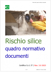 Rischio silice: quadro normativo e documenti