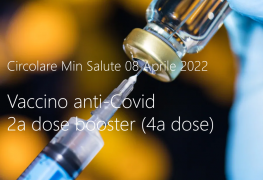 Circolare Min Salute n. 21209 del 08 Aprile 2022