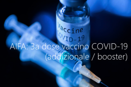 AIFA: dose vaccino COVID-19 addizionale / booster - Modalità