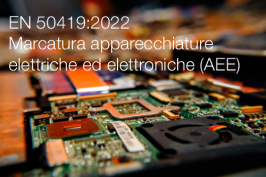 EN 50419:2022 | Marcatura apparecchiature elettriche ed elettroniche (AEE)
