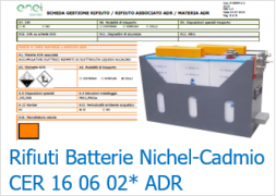 Rifiuti Batterie Nichel-Cadmio ADR