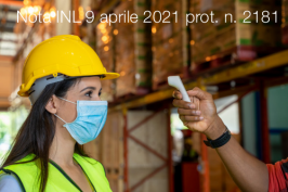 Nota INL 9 aprile 2021 prot. n. 2181