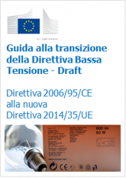 Guida transizione direttiva Bassa Tensione 2006/95/CE alla nuova direttiva 2014/35/UE - Draft
