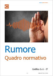 Rumore: Quadro normativo Rumore: Quadro normativo