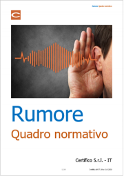 Rumore: Quadro normativo