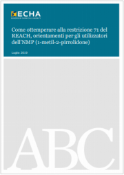 Guida per gli utilizzatori dell’NMP (1-metil-2-pirrolidone) ECHA