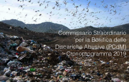 Commissario Straordinario Bonifica Discariche Abusive | Cronoprogramma 2019