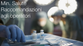 Raccomandazioni agli operatori | Min. Salute Raccomandazioni agli operatori | Min. Salute