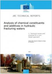 Analysis of chemical constituents and additives in hydraulic fracturing waters