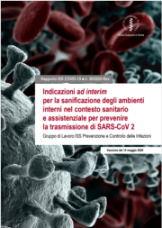 Indicazioni ad interim sanificazione ambienti interni contesto sanitario Indicazioni ad interim sanificazione ambienti interni contesto sanitario