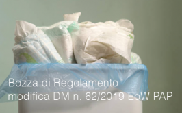 Bozza di Regolamento modifica DM n. 62 del 2019 EoW PAP