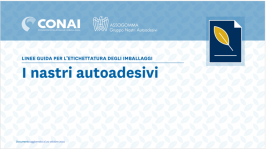 Linee Guida per l’etichettatura ambientale: i nastri autoadesivi Linee Guida per l’etichettatura ambientale: i nastri autoadesivi