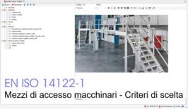 EN 14122-1 Mezzi di accesso permanenti al macchinario - Tabella di scelta