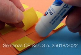 Sentenza Cassazione Penale Sez. 3 n. 25618 del 5 luglio 2022 Sentenza Cassazione Penale Sez. 3 n. 25618 del 5 luglio 2022