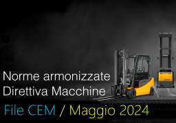 Norme armonizzate Direttiva macchine Maggio 2024: il File CEM
