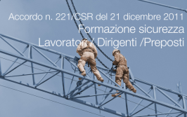 Accordo n. 221/CSR del 21 dicembre 2011 Accordo n. 221/CSR del 21 dicembre 2011