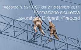 Accordo n. 221/CSR del 21 dicembre 2011