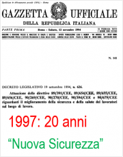 Decreto Legislativo 19 settembre 1994 n. 626