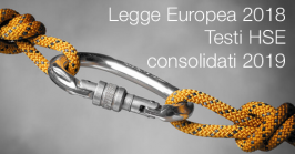 Legge Europea 2018 | Testi HSE consolidati 2019