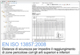 EN ISO 13857:2008 Distanze di sicurezza