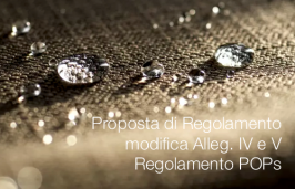 Proposta di Regolamento modifica Alleg. IV e V Regolamento POPs