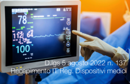 Decreto Legislativo 5 agosto 2022 n. 137